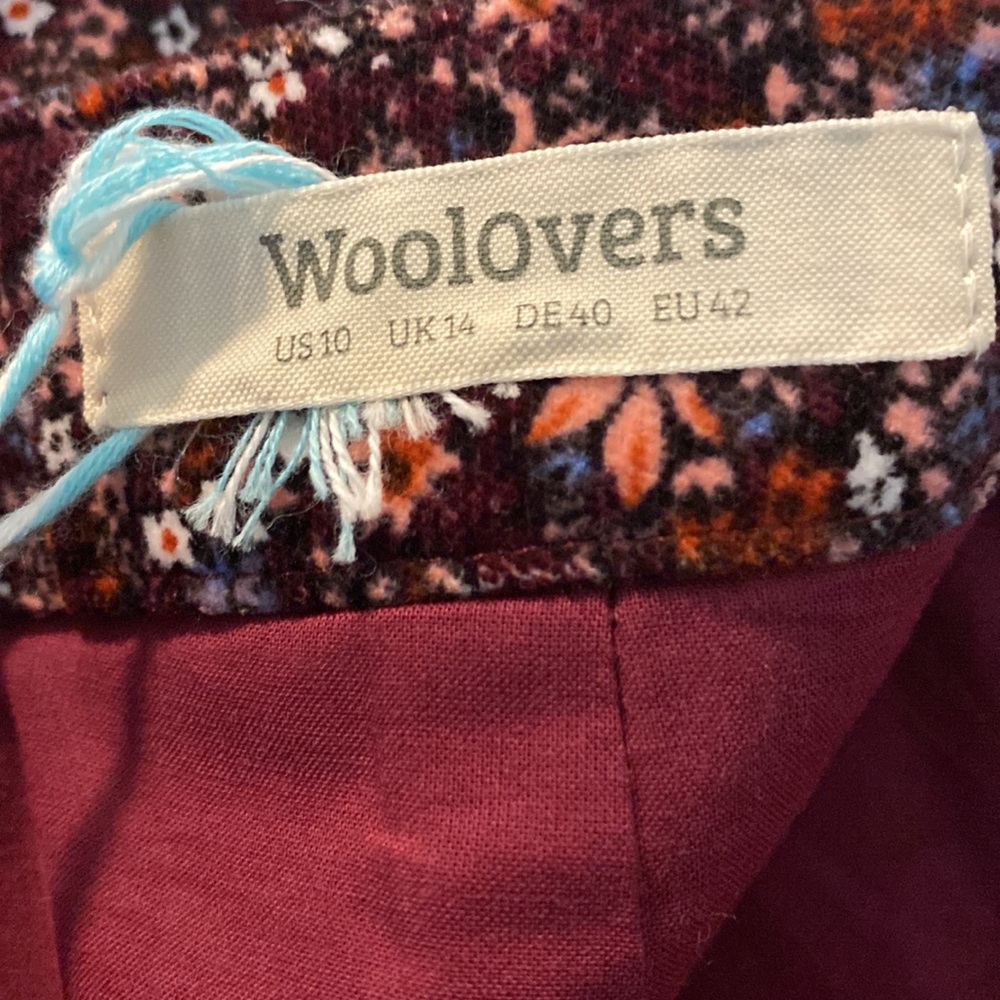 NWT WoolOvers Pocket Detail Cord Skirt In Autumn Floral - Picture 8 of 10
